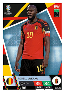 Romelu Lukaku Belgium Topps Match Attax EURO 2024 #BEL14